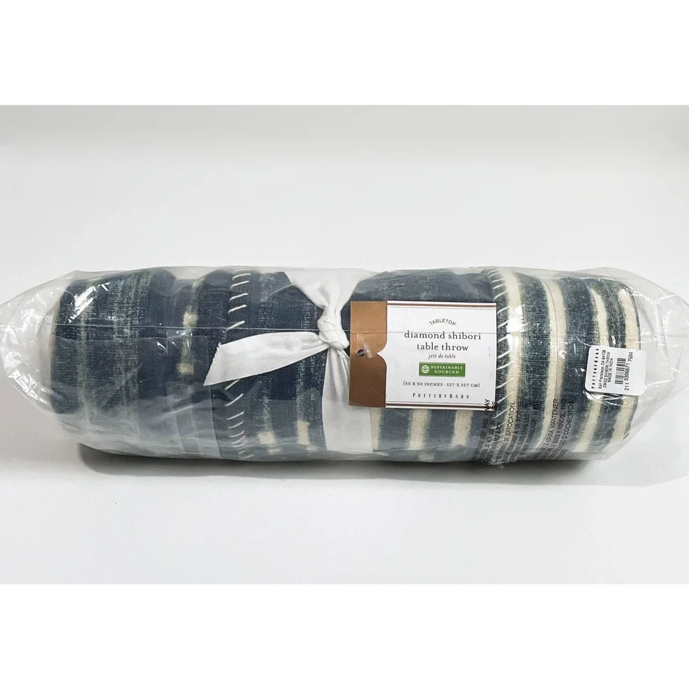 Pottery Barn Diamond Shibori 50